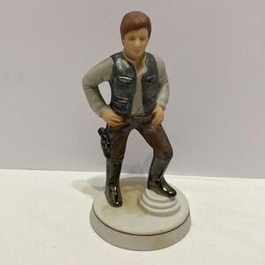 Star Wars Return of the Jedi Han Solo Porcelain‎ Figurine Hand Painted VTG